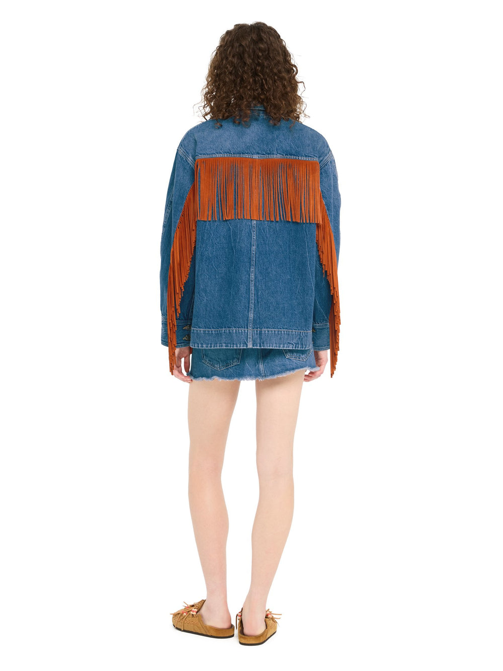 Alanui-Tops & Shirts-Woman-Medium Wash Denim-LWYD004R26 DEN001-6