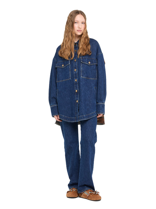Tex-Hawaii Roundtrip Denim Overshirt