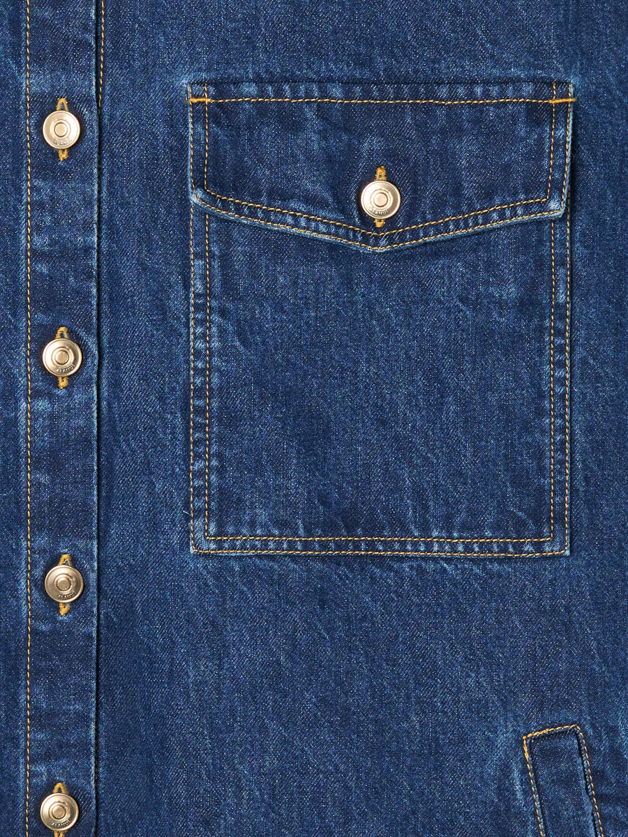 Tex-Hawaii Roundtrip Denim Overshirt